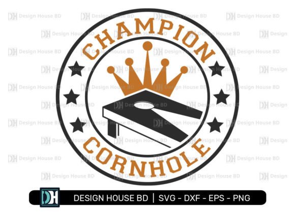 Cornhole Champion: A Playful Embroidery Design for Game Day Gear