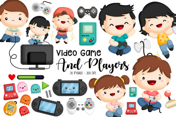 Cute Kids Clip Art: Playful Graphics for Branding & Creative Projects