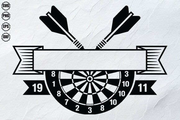 Dartboard SVG Darts Game Cut File for Crafts & Graphics Projects