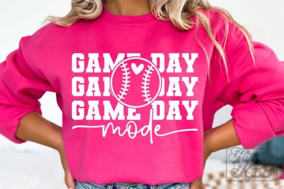 Game Day Mode Baseball Mama Shirt SVG: A Crafts & Graphics Gem for Content Publishers