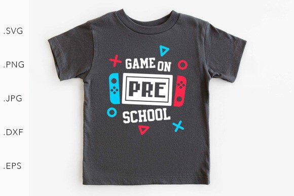 Game on Pre School SVG PNG Graphics for Handmade Crafts & Digital Design Templates