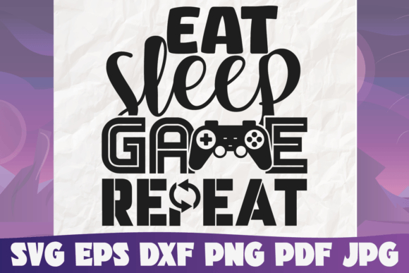 Review: Eat Sleep Game Repeat SVG Graphics for Branding & Marketing