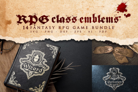 Role Playing Game Class Emblems Bundle: A Designer’s Real-World Review for Graphics & Crafts Projects