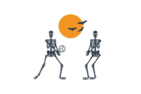 Skeleton Volleyball Game: Halloween Crafts with a Playful Twist