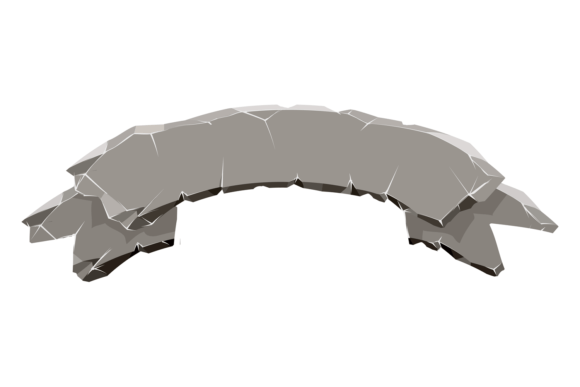 Stone Ribbon Banner: A Versatile Graphic for Local Business Branding