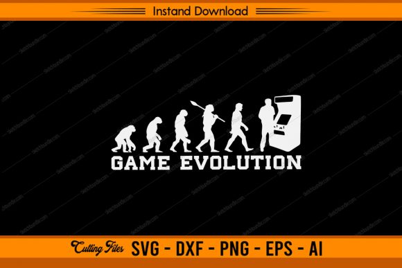 Video Game Evolution: A Retro-Inspired Graphics Asset for Crafts & Creative Projects
